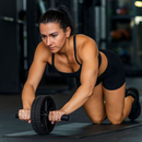 Colchonete Academia Roda Abdominal Elastico Funcional Corda de Pular Treino em Casa Atividade Fisica Musculação